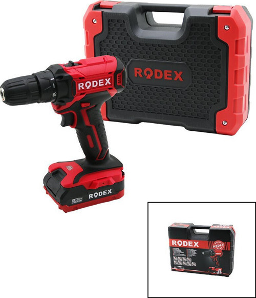 Rodex RDX-3365 Matkap 16.8V / 2.0A Lı-Ion 19 Adet Uçlu 2 Kademe Hız 0-350 / 0-1350 RPM Vitesli