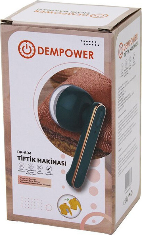 DP-694 Temizleme Makinesi 3W 6 Bıçaklı Paslanmaz Çelik Şarjlı Tüy Toplama Giysi Tiftik