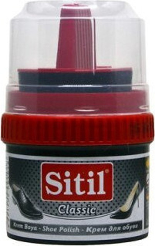 Sitil Krem Ayakkabı Boyası 50ml Siyah - 12'li Paket