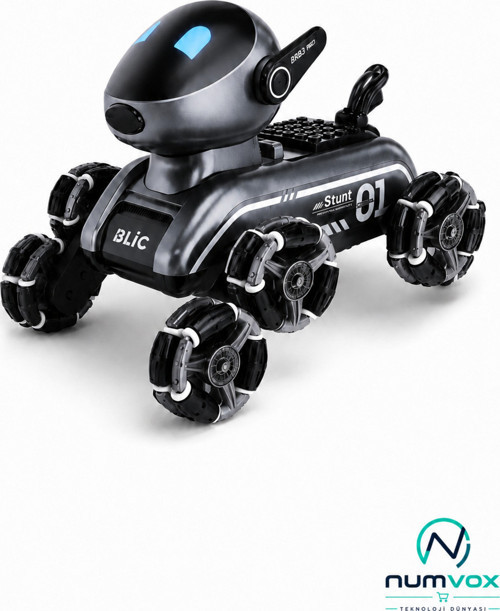 Akıllı Robot Köpek BRB3 Uzaktan Kumandalı Hareket Sensörlü Işıklı Sesli Oyuncak