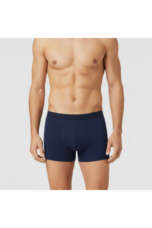 Erkek Pamuklu Düz Boxer