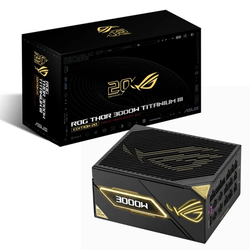 ROG-THOR-3000T3-GAMING-20TH 3000W 80+ Titanium Full Modüler Power Supply