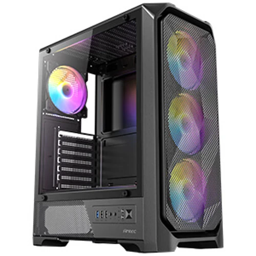 VX330 ARGB 750W 80+ BRONZE 4xARGB Fan ATX Siyah Mid Tower Gaming (Oyuncu) Kasası