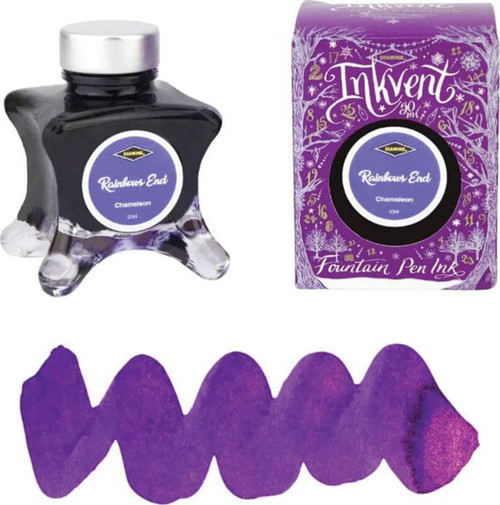 Inkvent Purple Collection Şişe Mürekkep 50ml Rainbows End
