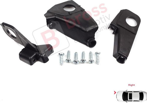 VW Golf MK6 5K 2008-2013 Convertible 517 2011-2016 5K0998226 İçin Sağ Ön Far Ayak Tamir Seti