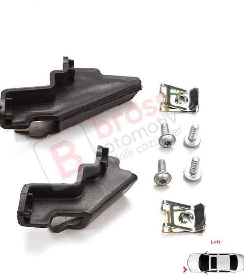 VW Polo MK5 6R 6C 61 2009-2016 6C0998225 İçin Sol Ön Far Ayak Tamir Seti