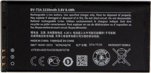 Nokia Lumia 550 Bv-T5A Pil Batarya 2200 Mah