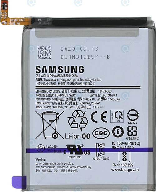 Samsung Galaxy M31 Pil Batarya Sm-M317 Eb-Bm317Aby 5830 Mah