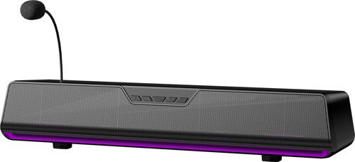 GS6 PRO 10W RGB Bluetooth USB Kablolu Soundbar Hoparlör Player Özellikli Oyuncu Speaker Gaming Siyah