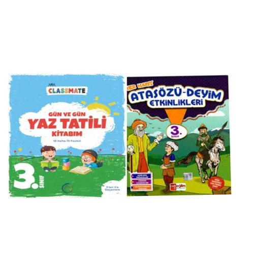 3. Sınıf Gün Ve Gün Yaz Tatili Kitabım Ve Atasözü-Deyim Etkinlikleri