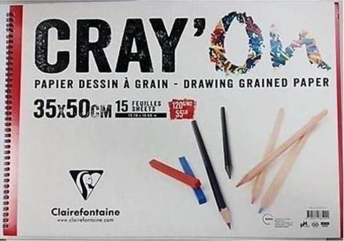 Cray'On Çizim Blok 35x50 cm Resim Defteri 120 gr. 15 Yaprak