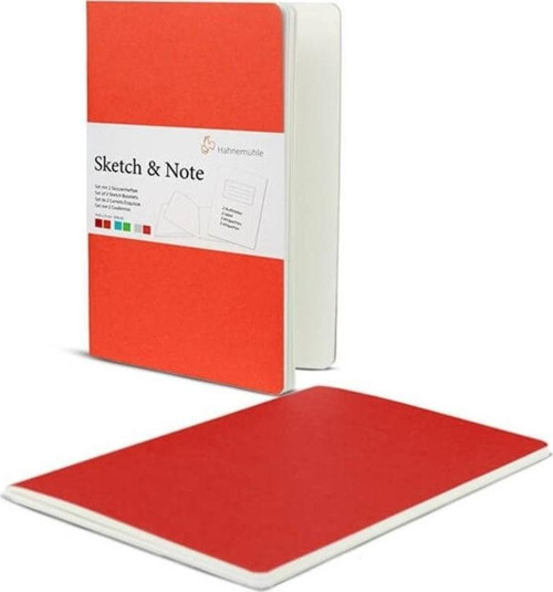 Sketch & Note 2'li Defter 125 gr. A6 Kırmızı/Turuncu