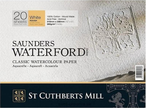 Saunders Waterford Suluboya Blok Rough 300 gr 310x230mm 20 yp