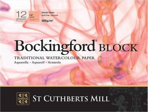 Bockingford Suluboya Blok Hot Pres 300 gr 180x130mm 12 yp