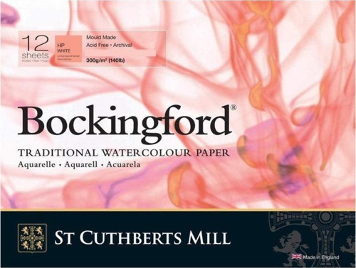 Bockingford Suluboya Blok Hot Pres 300 gr 297x210mm (A4) 12 yp