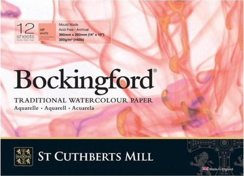 Bockingford Suluboya Blok Hot Pres 300 gr 360x260mm 12 yp
