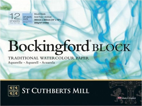 Bockingford Suluboya Blok Cold Pres 300 gr 360x260mm 12 yp
