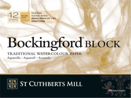 Bockingford Suluboya Blok Rough 300 gr 360x260mm 12 yp