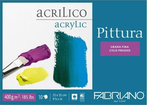 Pittura Akrilik & Yağlıboya Blok 400 gr. 25x35 cm. 10 yp. Asitsiz Soğık Basım
