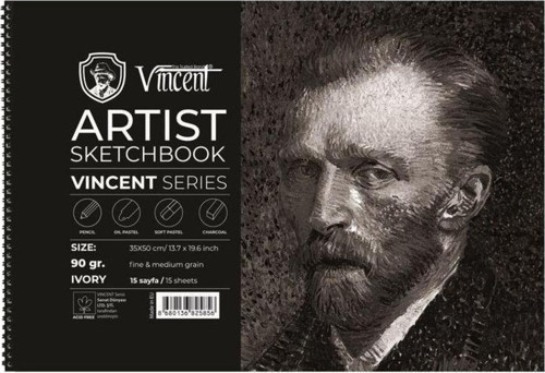 Artist Sketchbook Ivory 90 gr 35x50 cm 15 Sayfa