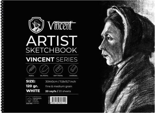 Artist Sketchbook White 120 gr 30x40 cm 20 Sayfa