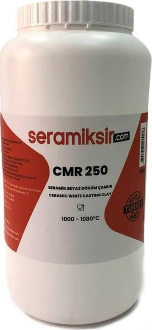 Seramik Döküm Çamur Beyaz 5000 gr CMR 250