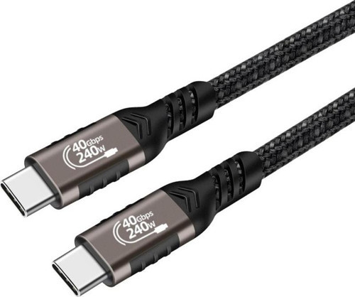 QG01 Type-C to Type-C USB4 PD Data Kablosu 240W 40Gbps 8K@60Hz 1 Metre