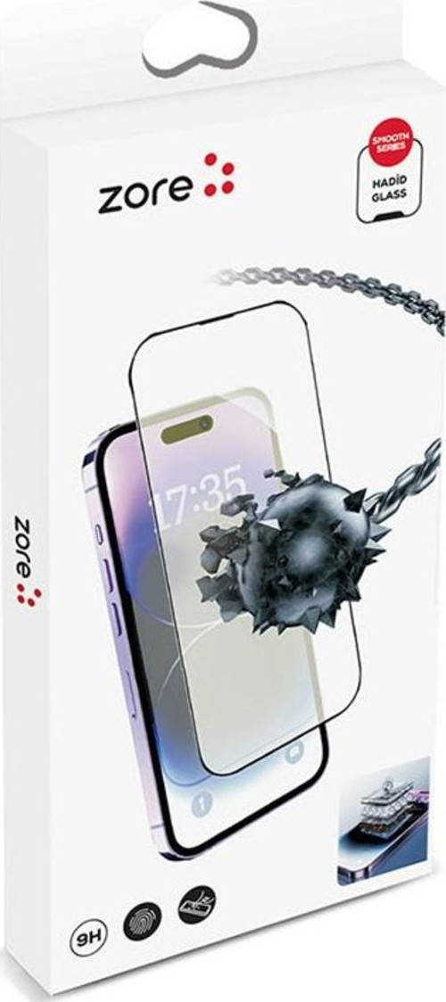 Apple iPhone 13 Zore Hizalama Aparatlı Hadid Glass Cam Ekran Koruyucu