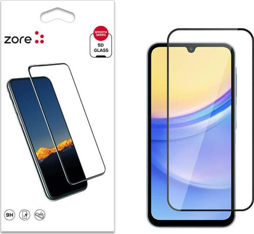 Galaxy A15 Zore Kenarları Kırılmaya Dayanıklı Cam Ekran Koruyucu