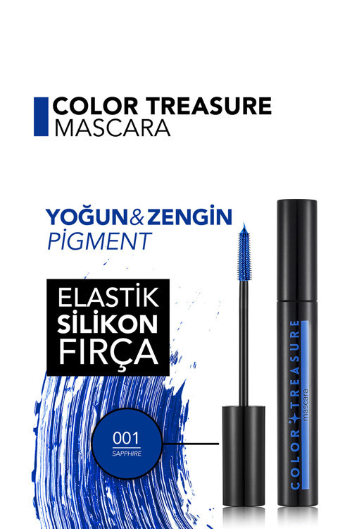 Flormar Color Treasure Saphier Lacivert Mascara 5
