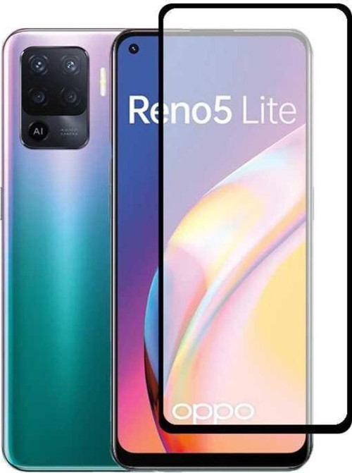 Oppo Reno 5 Lite Zore Kenarları Kırılmaya Dayanıklı Cam Ekran Koruyucu