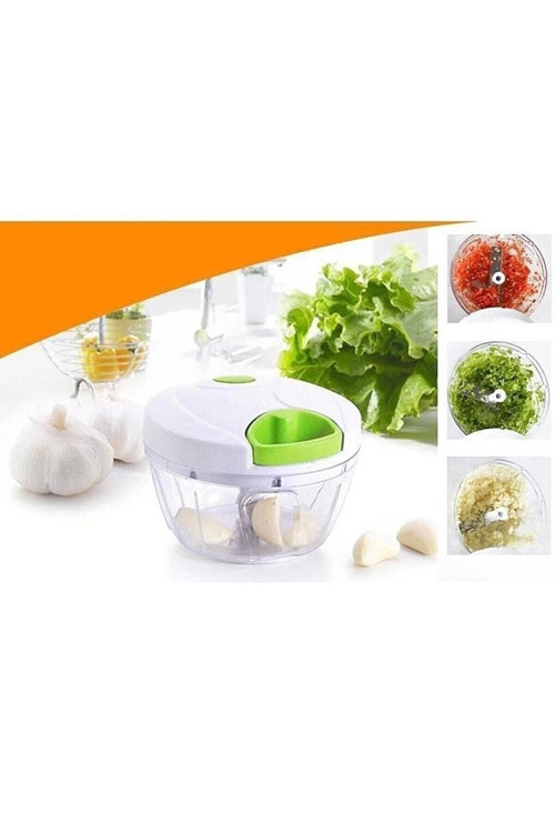 3 Bıçaklı El Rondosu Blender İpli 1000 Ml