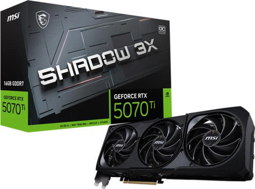 GEFORCE RTX5070TI 16G SHADOW 3X OC 16GB GDDR7 256BIT 1XHDMI 3XDP EKRAN KARTI
