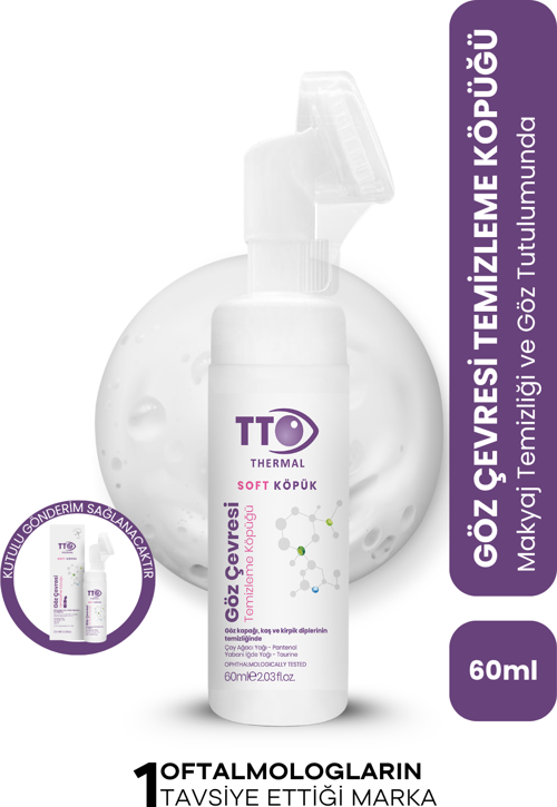 Göz Çevresi Temizleme Köpüğü 60 ml Aplikatörlü Soft