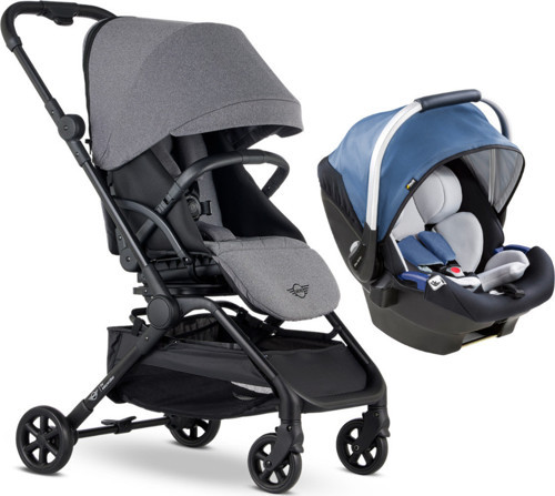 MINI by Buggy TURN - iPro Denim iSize Travel Sistem Bebek Arabası - Grey