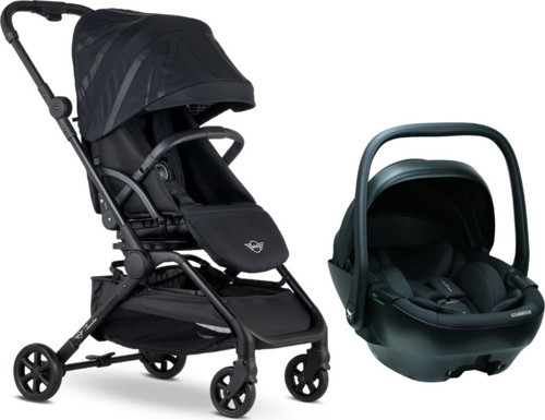 MINI by Buggy TURN² Bebek Arabası Oxford Black - Merkürbebe Guardix Anne Kucağı Antrasit