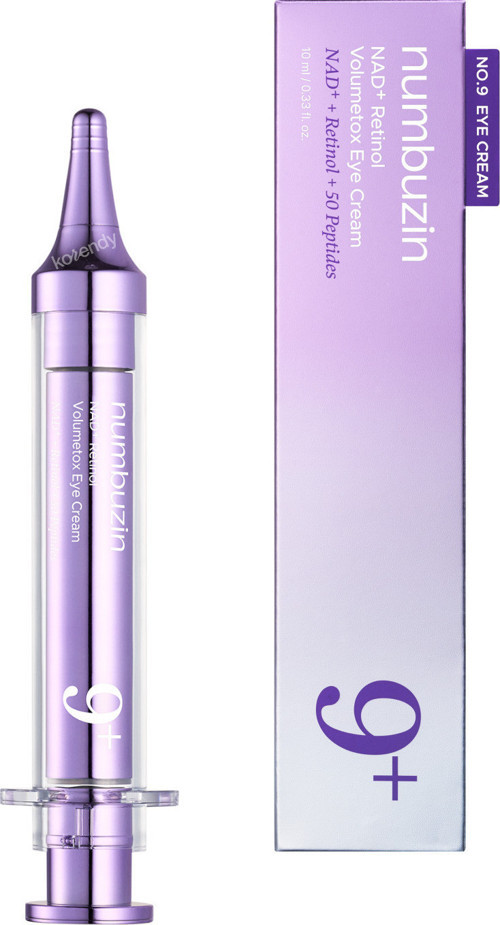 No.9 NAD+ Retinol Volumetox Eye Cream - 50 Çeşit Peptitli ve NAD+ İçerikli Göz Kremi 10ml
