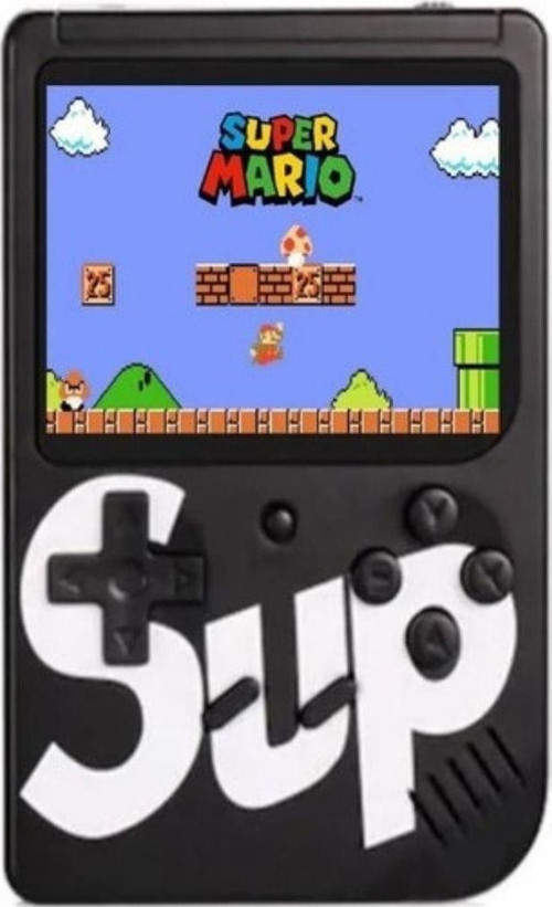 Sup Game Box Plus 400 Oyunlu Taşınabilir Mario Oyunlu Retro El Atarisi Siyah