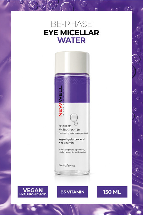 Be-Phase Eye Micellar Water Purple | Göz Makyaj Temizleme Suyu Mor 150 ml