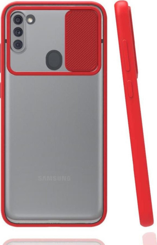 Samsung Galaxy A11 Kılıf Palm Kamera Koruma Kapaklı Silikon