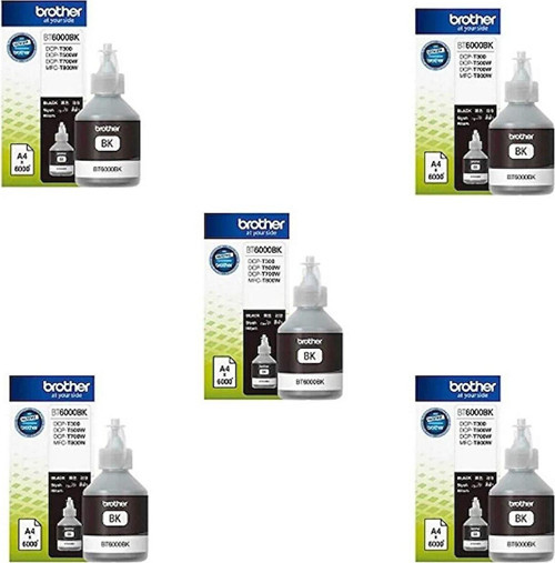 BT-6000 / MFC-T4500dw Siyah Orjinal Mürekkep 5'Lİ Avantaj Paket