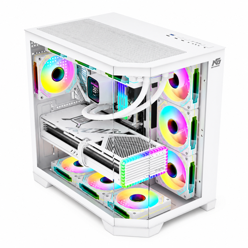Infinity 7x ARGB Fan Kumanda ve Kontrolcü ATX Boş Bilgisayar Kasası Beyaz