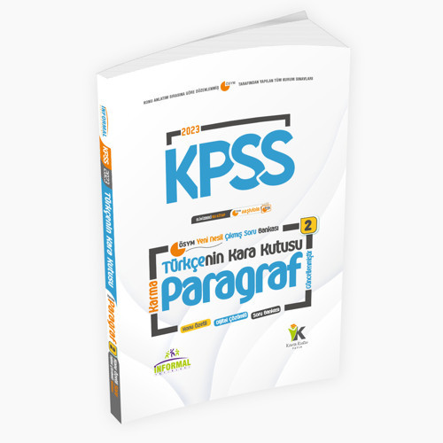 KPSS Türkçenin Kara Kutusu KARMA PARAGRAF 2 Konu Özetli Dijital Çözümlü Çıkmış Soru Bankası