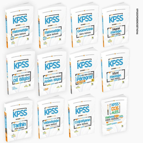 KPSSnin Kara Kutusu Genel Yetenek-Kültür EKONOMİK Set D.Çözümlü Konu Özetli Soru Bankası