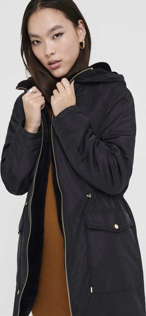 Onldahlia Rev. Fur Parka OTW Kadın Mont