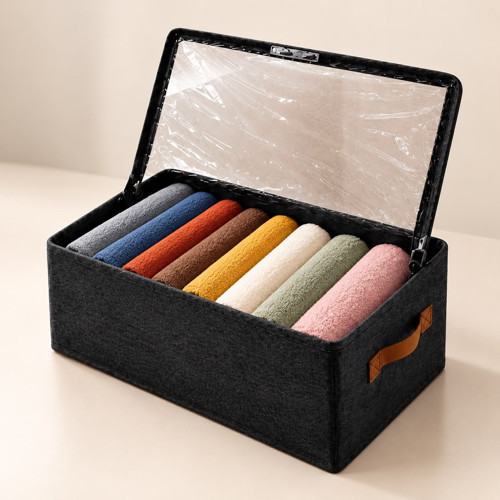 Dolap İçi Düzenleyici / Hurç / Şeffaf Kapaklı Çekmece 47x28x20 Cm - 1 Adet