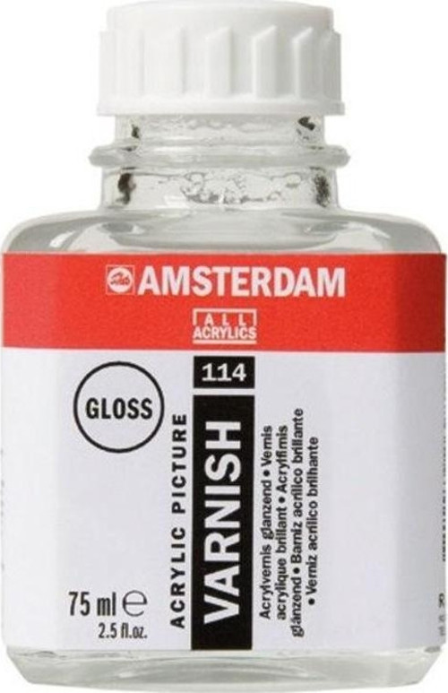 Amsterdam Acrylic Varnish Gloss 114 Parlak Akrilik Boya Verniği 75 ml