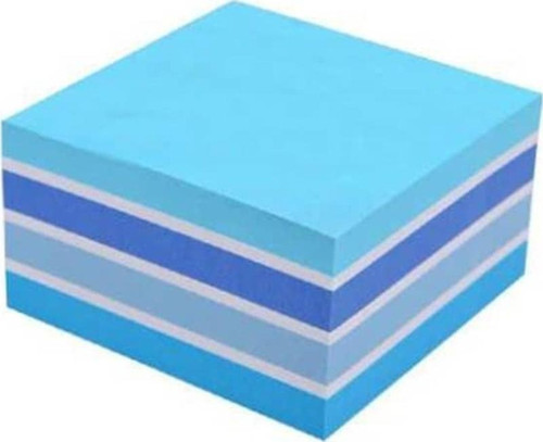 Yapışkanlı Not Kağıdı Küp 76x76 mm 400 yp Pastel Mavi 7676BL