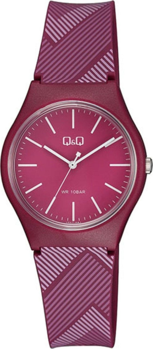 Unisex Bordo Silikon Kordon Kol Saati Vs52J004Y