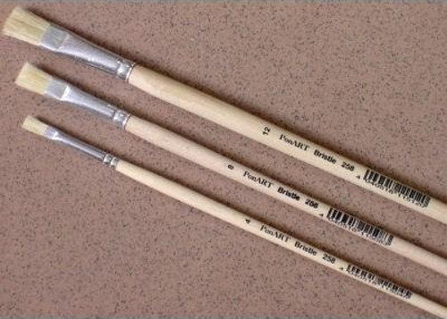 258 Serisi Bristle Kıl Yassı Uçlu Fırça No: 8